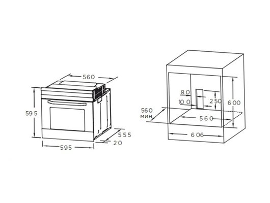 Духовой шкаф Midea MO98277CGB